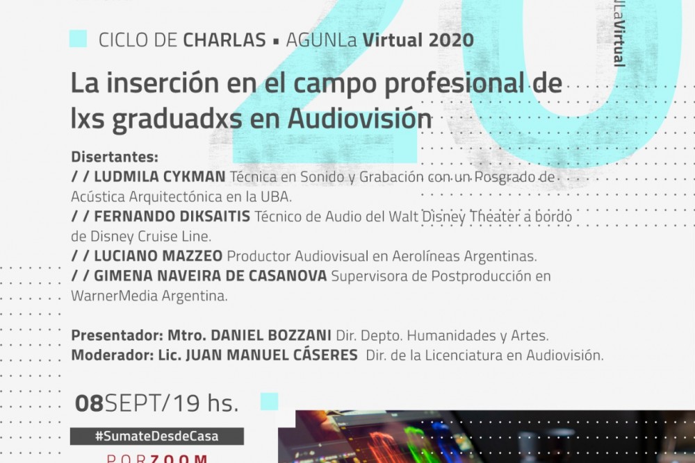 “Inserción en el campo profesional de graduadxs en Audiovisión"