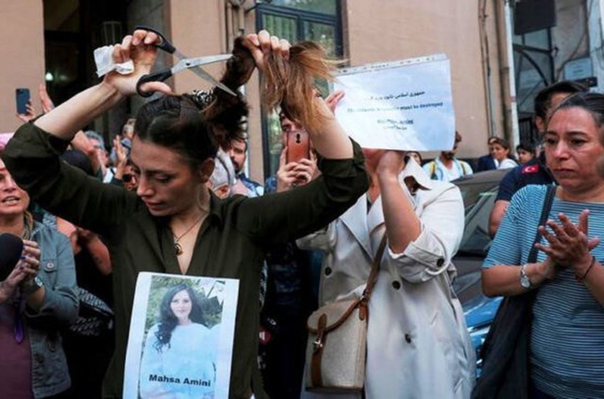Manifestación de mujeres en Irán